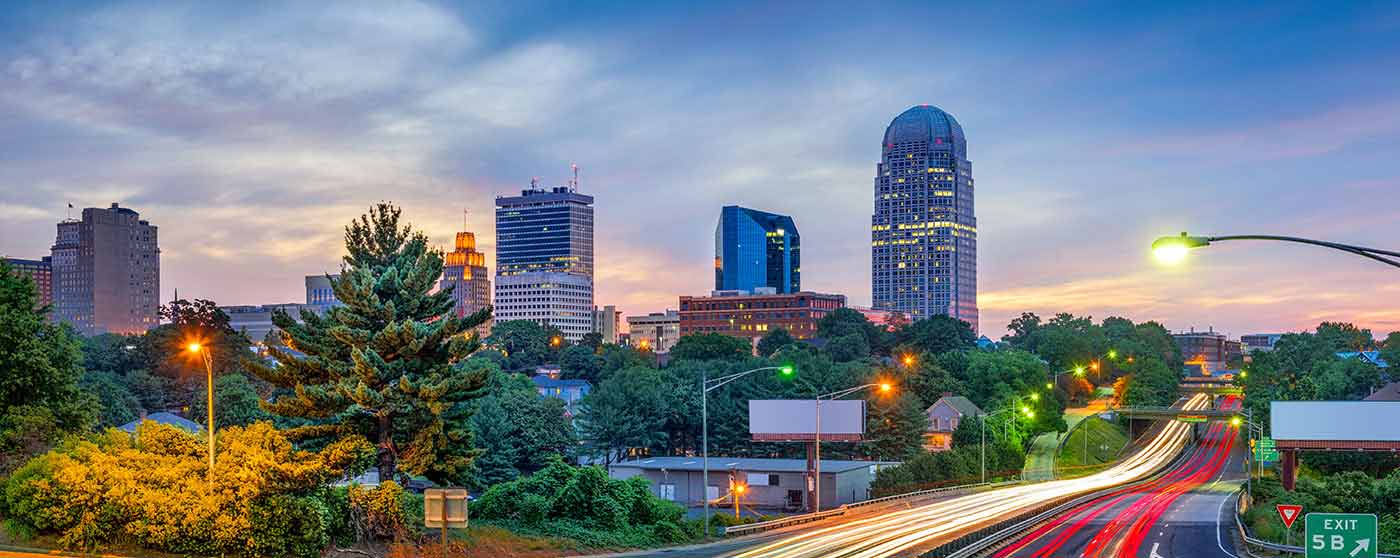 downtown Winston Salem